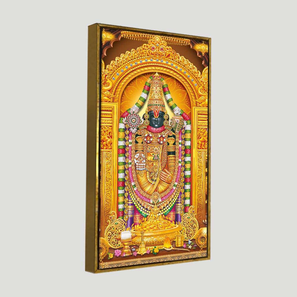 Lord Tirupati BalaJi Canvas Wall Painting - Decor Smart