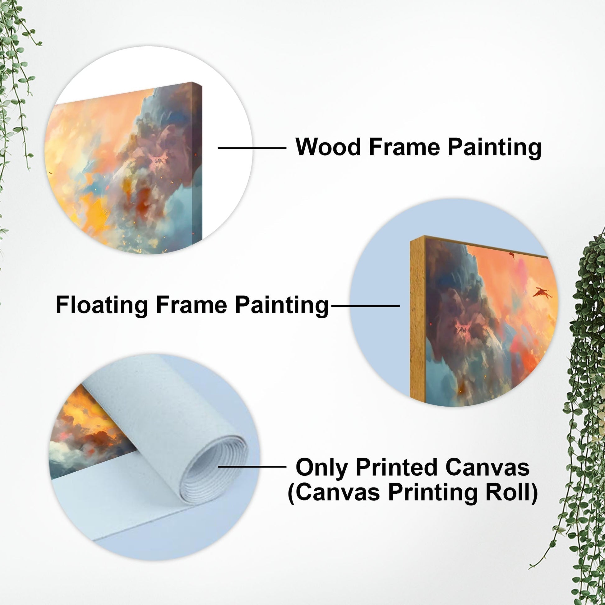 Lord Vighnaharta Ganpati Canvas Wall Painting - Decor Smart