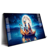 Love In A Paradise Premium Acrylic Floating Wall Painting - Decor Smart