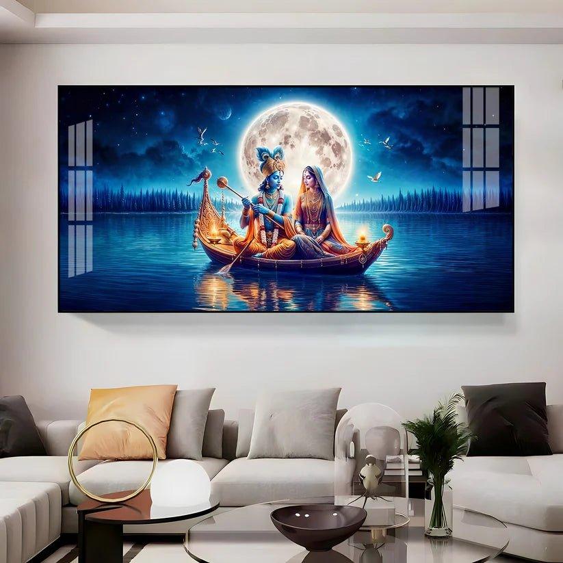 Love In A Paradise Premium Acrylic Floating Wall Painting - Decor Smart