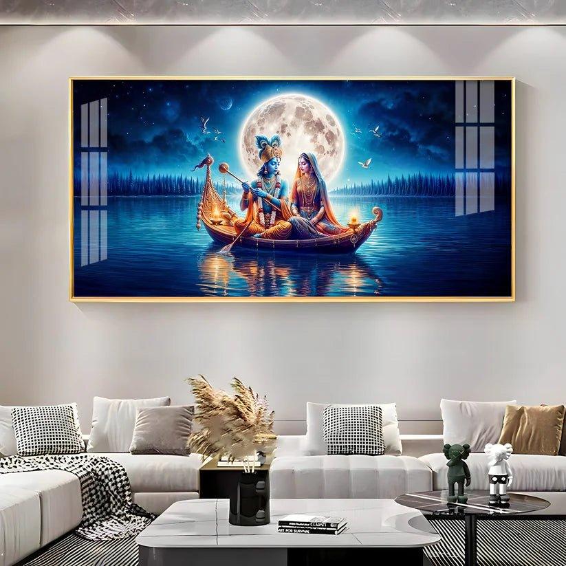 Love In A Paradise Premium Acrylic Floating Wall Painting - Decor Smart