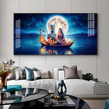 Love In A Paradise Premium Acrylic Floating Wall Painting - Decor Smart