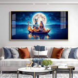 Love In A Paradise Premium Acrylic Floating Wall Painting - Decor Smart