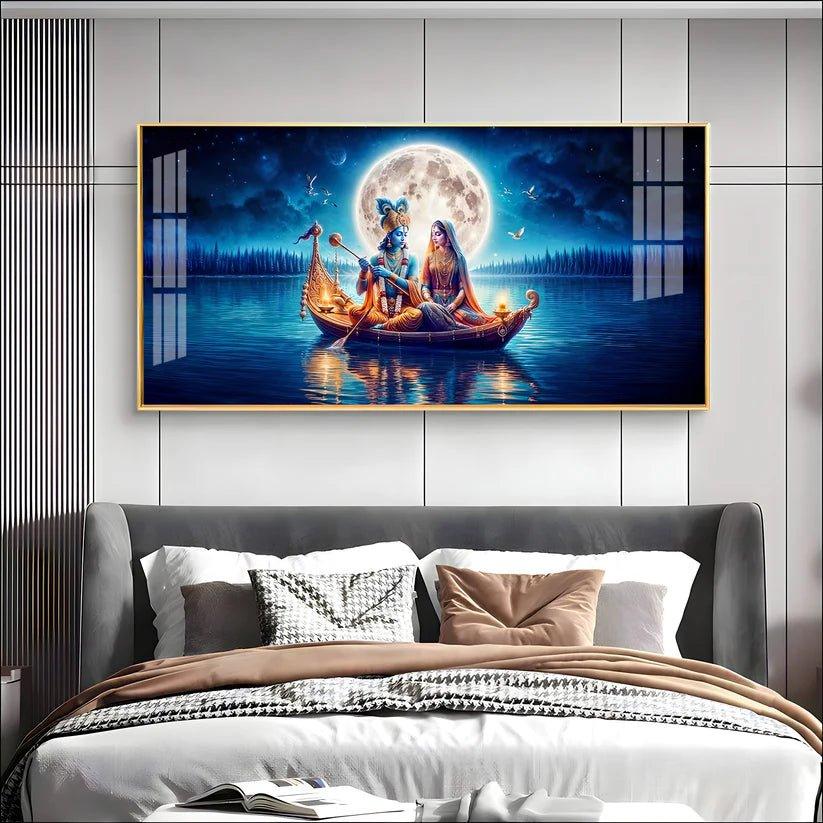 Love In A Paradise Premium Acrylic Floating Wall Painting - Decor Smart