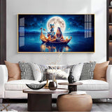 Love In A Paradise Premium Acrylic Floating Wall Painting - Decor Smart