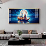 Love In A Paradise Premium Acrylic Floating Wall Painting - Decor Smart