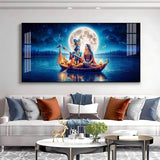 Love In A Paradise Premium Acrylic Floating Wall Painting - Decor Smart