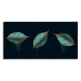 Lux Green Leaves – Premium Abstract Wall Art | Decor Smart