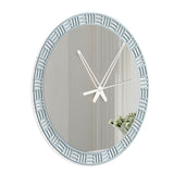 Luxurious Style Mirror with Wall Clock - Decor Smart