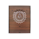Luxurious Wood Temple for Home with Spacious Shelf & Inbuilt Focus Lights - Decor Smart