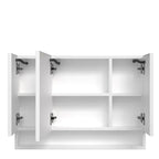 Luxury Bathroom Mirror Unit with LED Lights and Built-in Shelf