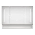 Luxury Bathroom Mirror Unit with LED Lights and Built-in Shelf