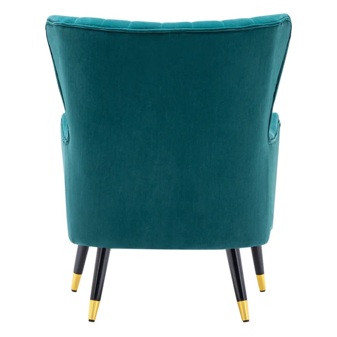 Luxury Emerald Chic Tufted Sofa Lounge Chair with Cushion - Decor Smart