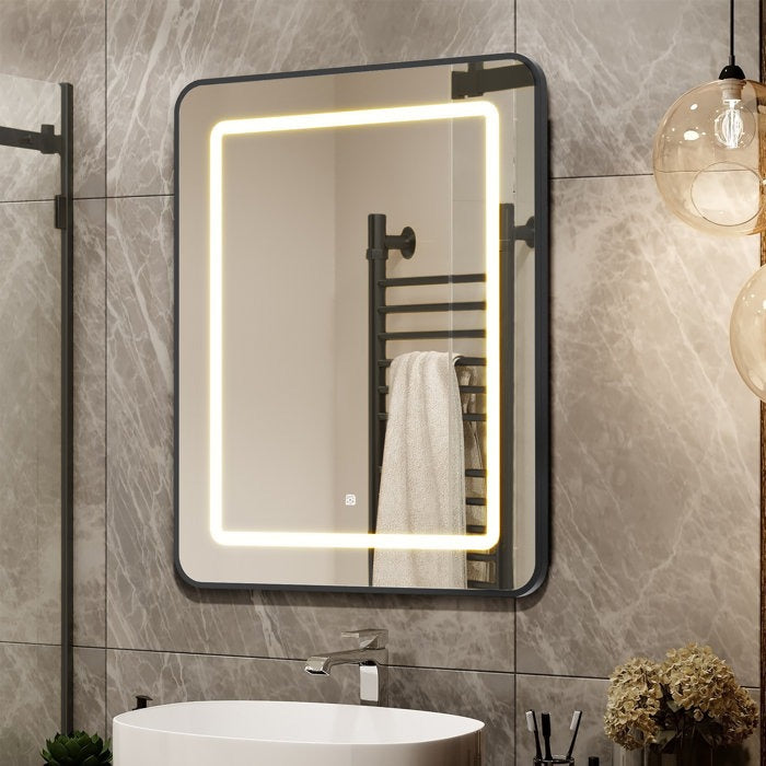 Luxury Warm Glow LED Bathroom Medicine Cabinet Mirror