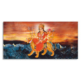 Maa Durga Bhagwati Premium Canvas Wall Painting - Decor Smart