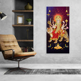 Maa Durga Spiritual Canvas Wall Painting - Decor Smart