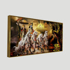 Premium Krishna Arjun Art