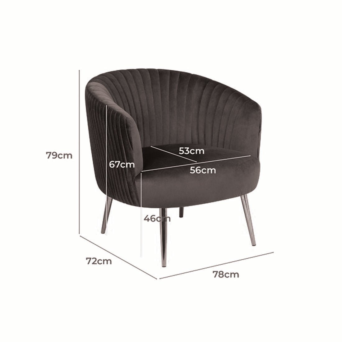 Maroon Cocooned Pattern Velvet Lounge Chair - Decor Smart