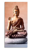 Meditating Gautam Buddha Canvas Wall Painting - Decor Smart