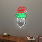 Merry Christmas Santa Design Neon LED Light