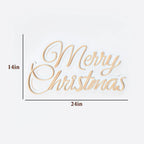 Merry Christmas Text Neon LED Light