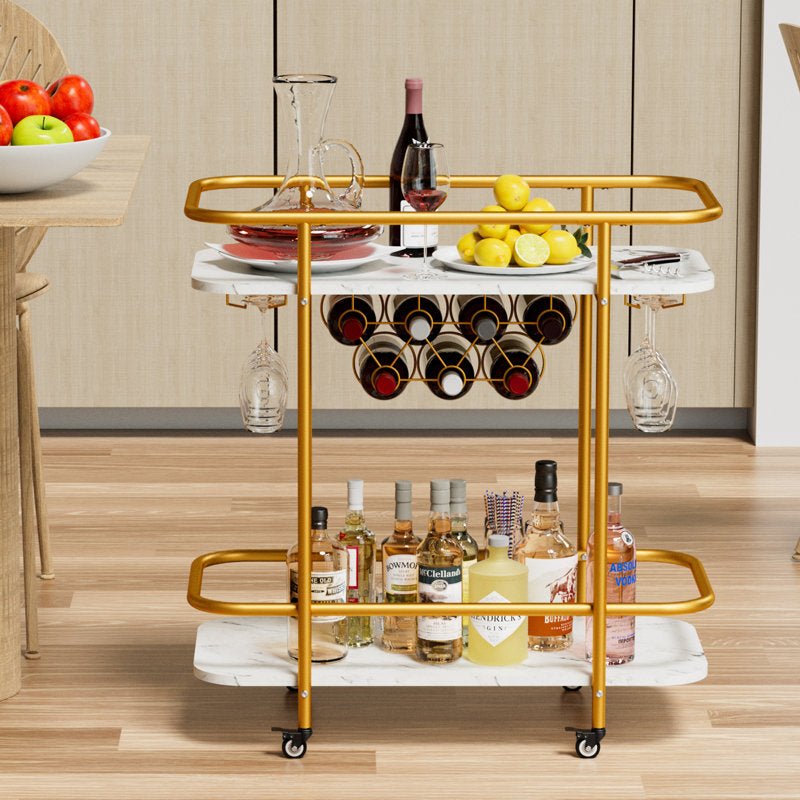 Metal Bar Cart - Decor Smart