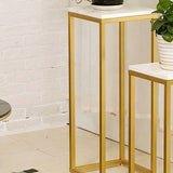 Minimalist Design Golden Table Set of 3 - Decor Smart