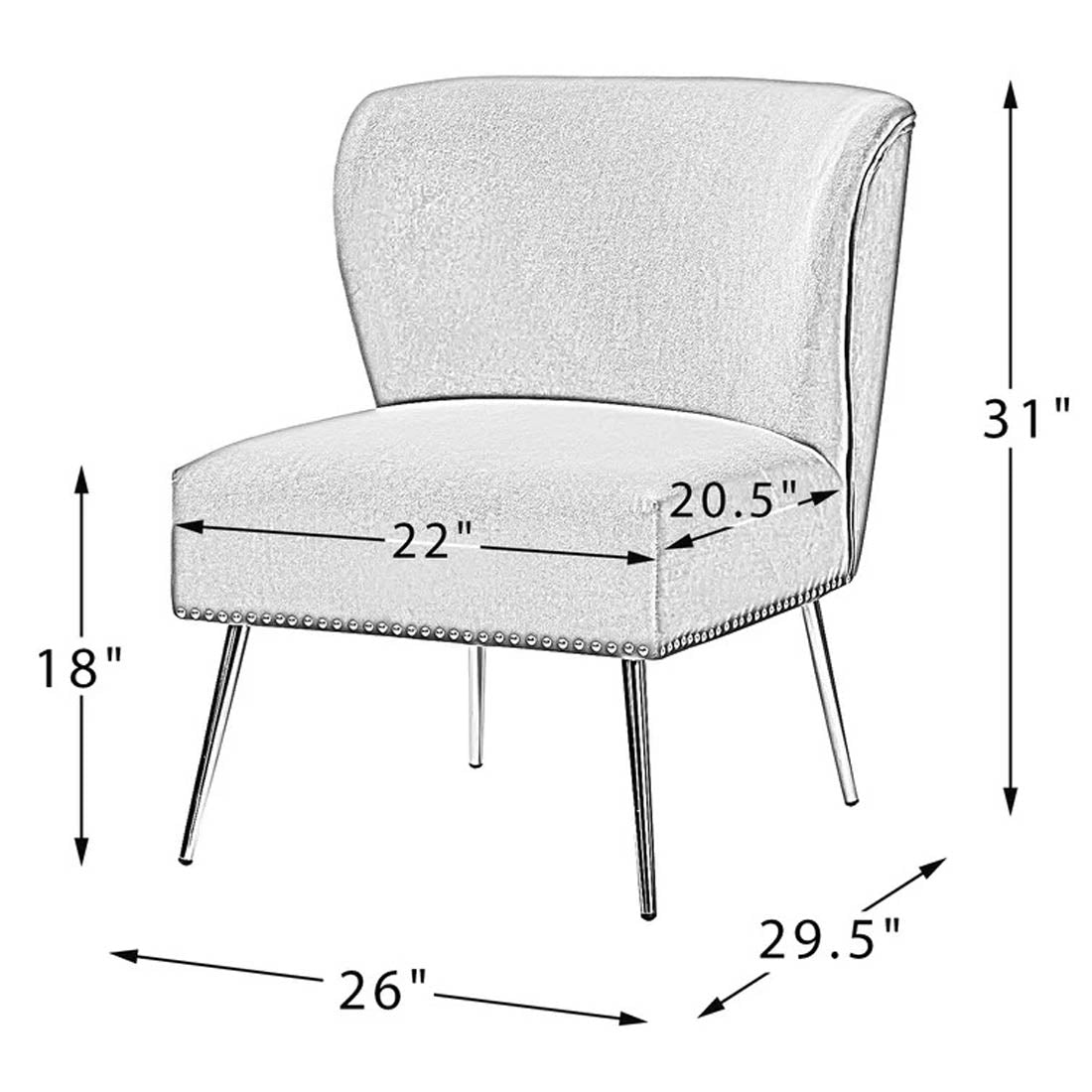 Minimalist Design Green Velvet Lounge Chairs Set Of 2 - Decor Smart