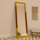 Minimalist Floor Mirror with Golden Edge - Decor Smart