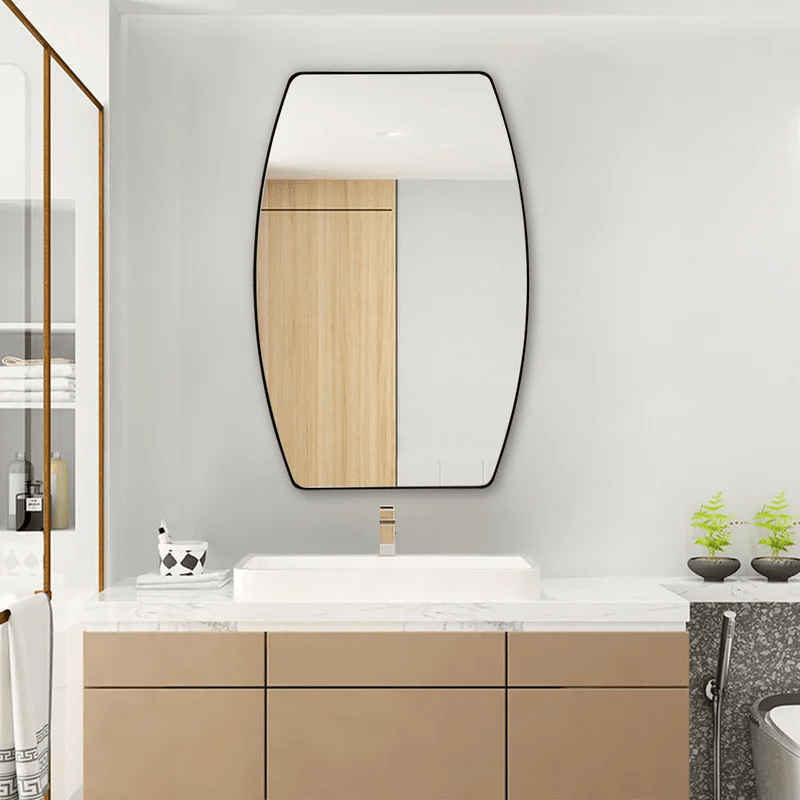 Minimalist Rectangular Designer Bathroom Mirror - Decor Smart