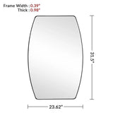Minimalist Rectangular Designer Bathroom Mirror - Decor Smart