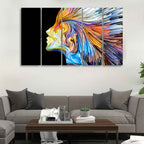 Modern Abstract Colorful Art Wall Painting Set of Five