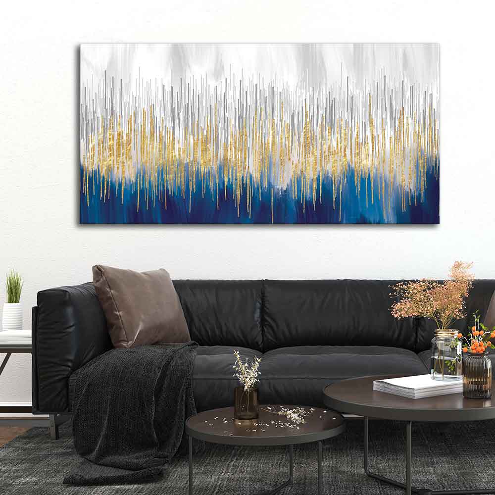 Modern Abstract Design Canvas Wall Painting - Decor Smart
