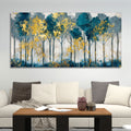 Modern Abstract Shaped Tree Art Canvas Wall Painting