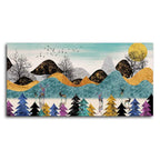 Modern Art Forest Premium wall Painting