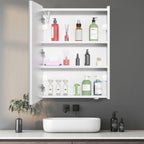 Modern Bright Backlit Frameless Bathroom Mirror Cabinet
