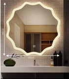 Modern Decorative Artistic Pattern LED Bathroom Mirror - Decor Smart