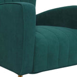 Modern Dense Foam Comfortable Luxurious Green Sofa Lounge Chair - Decor Smart