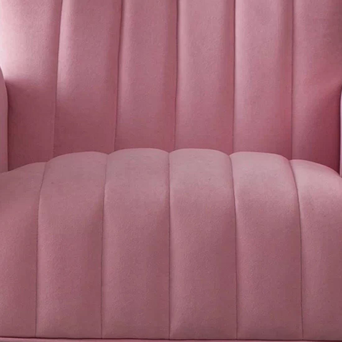 Modern Dense Foam Comfortable Luxurious Pink Sofa Lounge Chair - Decor Smart