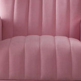 Modern Dense Foam Comfortable Luxurious Pink Sofa Lounge Chair - Decor Smart