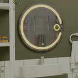 Modern Desinger Illuminating Lunar Bathroom Mirror With LED - Decor Smart
