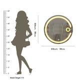 Modern Desinger Illuminating Lunar Bathroom Mirror With LED - Decor Smart