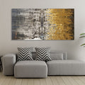 Premium golden canvas painting