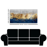 Golden Texture Elegance – Premium Canvas Wall Art by Decor Smart
