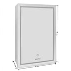 Modern LED Bathroom Mirror with Touch Sensor & Backlit Design