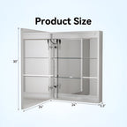Modern LED Vanity Mirror Cabinet with Rectangular Light Frame