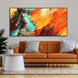 Modern Texture Colorful Abstract Canvas Wall Painting - Decor Smart