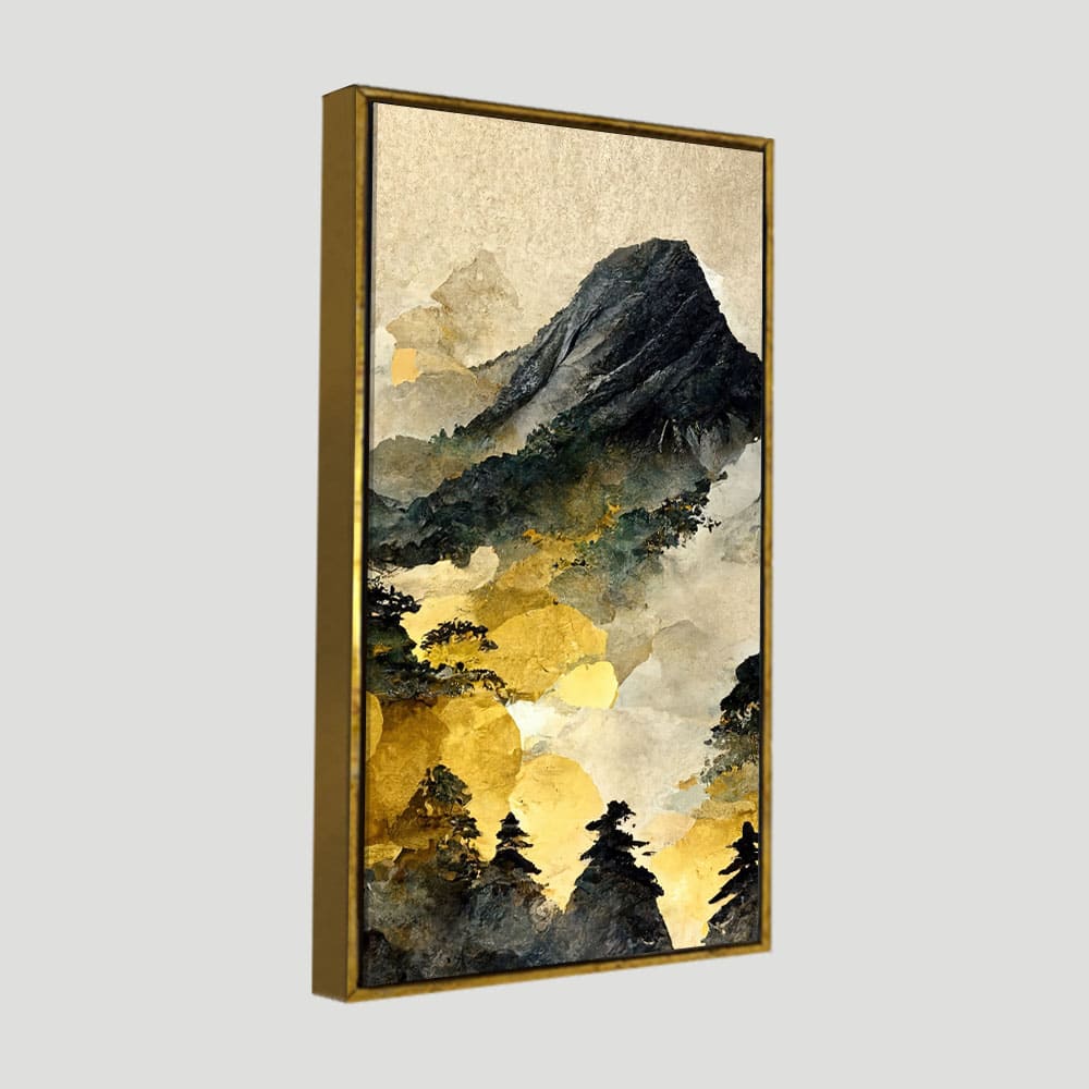 Mountain Scenery of Mount Fuji Canvas Wall Painting - Decor Smart