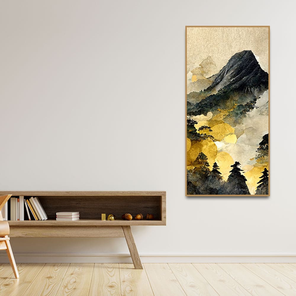 Mountain Scenery of Mount Fuji Canvas Wall Painting - Decor Smart