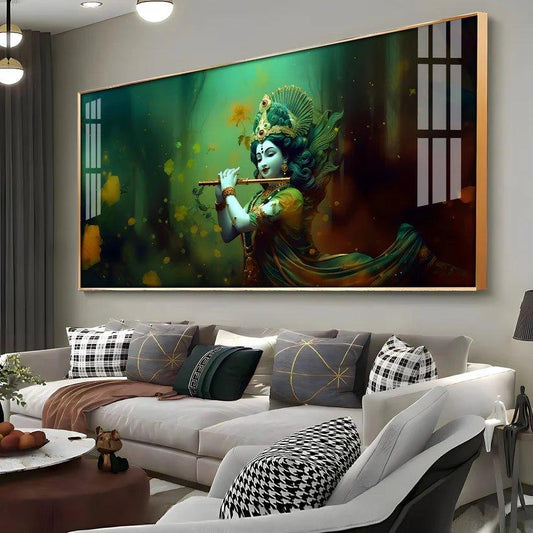 Murli Manohar Premium Acrylic Floating Wall Painting - Decor Smart